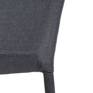 Chaises Randle (lot de 2) Tissu / Fer - Gris