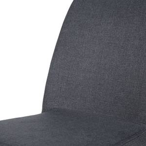 Chaises Randle (lot de 2) Tissu / Fer - Gris