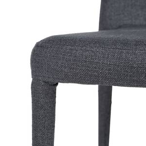 Chaises Randle (lot de 2) Tissu / Fer - Gris