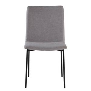 Chaises Wines (lot de 2) Tissu / Fer - Gris clair