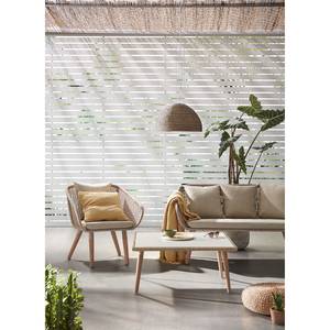 Gartensofa Gilded Eukalyptus massiv / Polyester - Beige