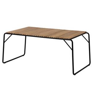 Table de jardin Yukari I Acacia massif / Acier - Marron