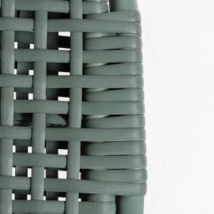 Tuinstoel Wivina (set van 2) staal/polyester - groen/grijs