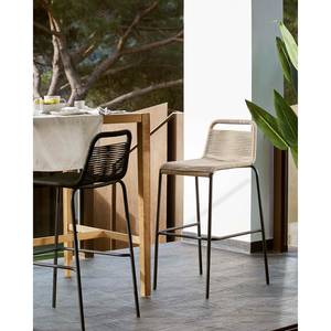 Barstuhl Lambton II (4er-Set) Stahl / Polyester  -  Beige - Beige