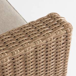 Loungegruppe Sumie (3-teilig) Rattan / Polyester - Braun / Grau