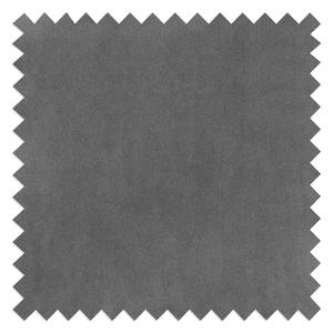 Modulottomane BUCKLEY Samt - Samt Shyla: Grau - 196 x 146 cm - Ausrichtung links