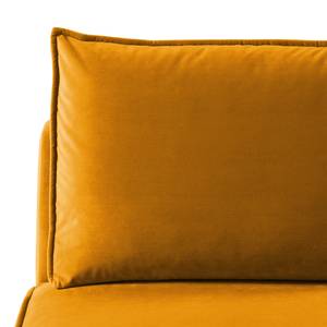 Fauteuil modulable BUCKLEY Velours - Velours Shyla: Orange jaune - Sans accoudoirs