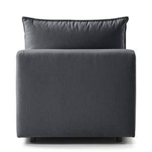 Fauteuil modulable BUCKLEY Tissu - Tissu Saia: Gris minéral - Sans accoudoirs