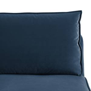 Modulaire fauteuil BUCKLEY fluweel - Velours Shyla: Donkerblauw - Armleuning vooraanzicht links