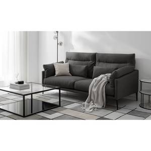 Sofa Lillian (2,5-Sitzer) Webstoff - Webstoff Milan: Anthrazit