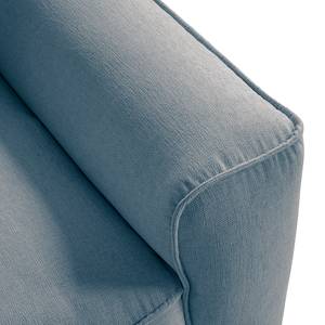 Canapé modulable 2/3 places BUCKLEY Tissu - Tissu Saia: Bleu jean - Accoudoir monté à droite (vu de face)
