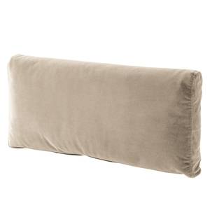 Coussins Lillian (lot de 2) Velours - Velours Shyla: Beige