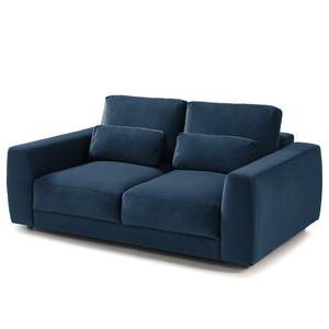 2-Sitzer Sofa WILLOWS Samt - Samt Shyla: Dunkelblau