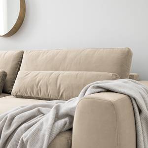 3-Sitzer Sofa WILLOWS Samt - Samt Shyla: Beige