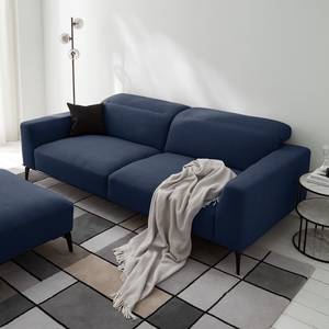 3-Sitzer Sofa BERRIE Webstoff - Webstoff Milan: Dunkelblau