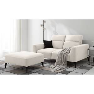 2-Sitzer Sofa BERRIE Webstoff Milan: Altweiß