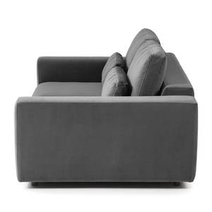 2-Sitzer Sofa WILLOWS Samt Shyla: Grau