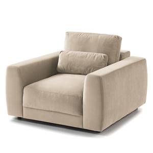 Fauteuil WILLOWS Velours - Velours Shyla: Beige