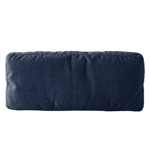 Coussin BERRIE Tissu - Tissu Milan : Bleu foncé - Largeur : 58 cm