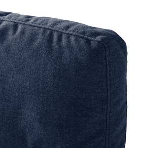 Coussin BERRIE Tissu - Tissu Milan : Bleu foncé - Largeur : 58 cm