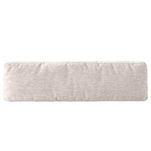 Coussin BERRIE Tissu - Tissu Milan : Blanc vieilli - Largeur : 88 cm