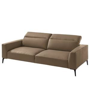 3-Sitzer Sofa BERRIE Echtleder - Echtleder Neto: Taupe