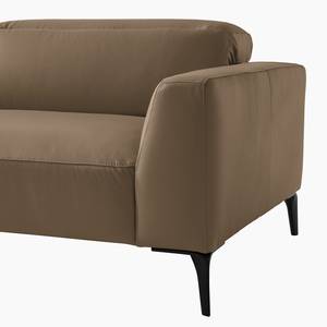 3-Sitzer Sofa BERRIE Echtleder - Echtleder Neto: Taupe