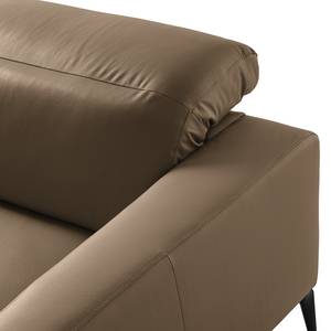 3-Sitzer Sofa BERRIE Echtleder - Echtleder Neto: Taupe