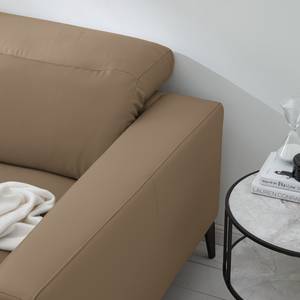 3-Sitzer Sofa BERRIE Echtleder - Echtleder Neto: Taupe