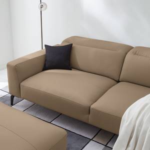 3-Sitzer Sofa BERRIE Echtleder - Echtleder Neto: Taupe