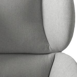 Fauteuil MAROLS Tissu Saia: Gris clair - Chêne clair