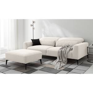 3-Sitzer Sofa BERRIE Webstoff Milan: Altweiß