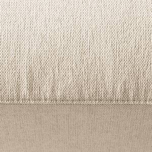 Gestoffeerde hocker Berrie geweven stof - Geweven stof Saia: Beige