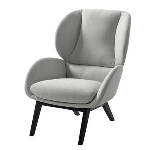 Fauteuil MAROLS Tissu Saia: Gris clair - Noir