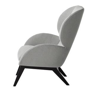 Fauteuil MAROLS Tissu Saia: Gris clair - Noir