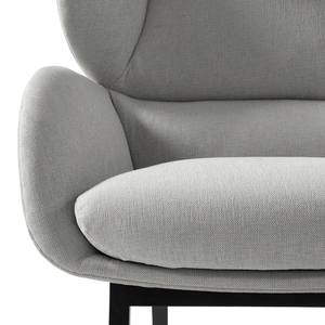 Fauteuil MAROLS Tissu Saia: Gris clair - Noir