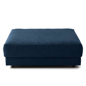 Gestoffeerde hocker WILLOWS Geweven stof Amila: Blauw