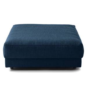 Gestoffeerde hocker WILLOWS Geweven stof Amila: Blauw