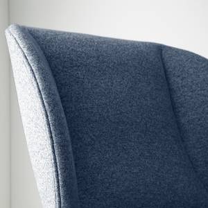 Fauteuil MAROLS Tissu Inze: Bleu - Noir