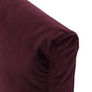 Coussins Lillian (lot de 2) Velours - Velours Shyla: Aubergine