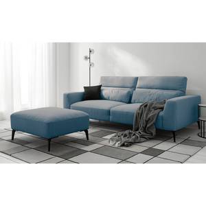 3-Sitzer Sofa BERRIE Webstoff - Webstoff Saia: Denim