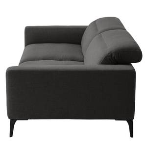 3-Sitzer Sofa BERRIE Webstoff Milan: Anthrazit