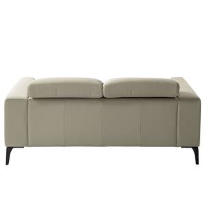 2-Sitzer Sofa BERRIE Echtleder - Echtleder Neto: Hellgrau