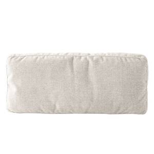 Coussin BERRIE Tissu - Tissu Milan : Blanc vieilli - Largeur : 58 cm