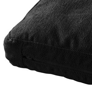 Coussin BERRIE Tissu - Tissu Saia: Anthracite - Largeur : 58 cm