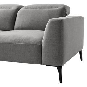 2-Sitzer Sofa BERRIE Webstoff Milan: Hellgrau