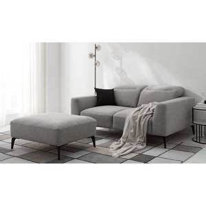 2-Sitzer Sofa BERRIE Webstoff Milan: Hellgrau