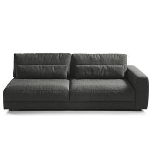 Modulsofa Willows (3-Sitzer) Webstoff - Webstoff Amila: Grau - Armlehne davorstehend rechts