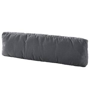 Coussin BERRIE Tissu - Tissu Saia: Gris minéral - Largeur : 88 cm