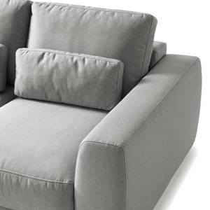 2-Sitzer Sofa WILLOWS Webstoff Anda II: Silber